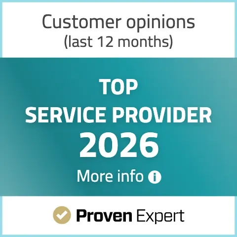 ProvenExpert Top Service Provider 2026